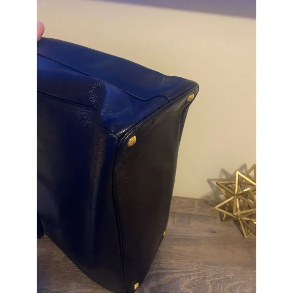 Prada Black Tote with Gold Details - Picture 8 of 16